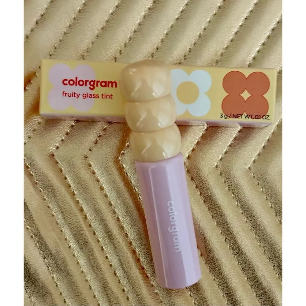 COLORGRAM - NWTIB - Fruity Glass Tint in #05 Sweet Persimmon. Full Size K-Beauty